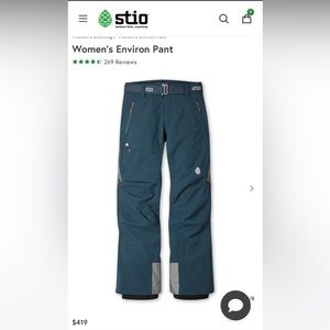 NWOT STIO womens environ she’ll pant